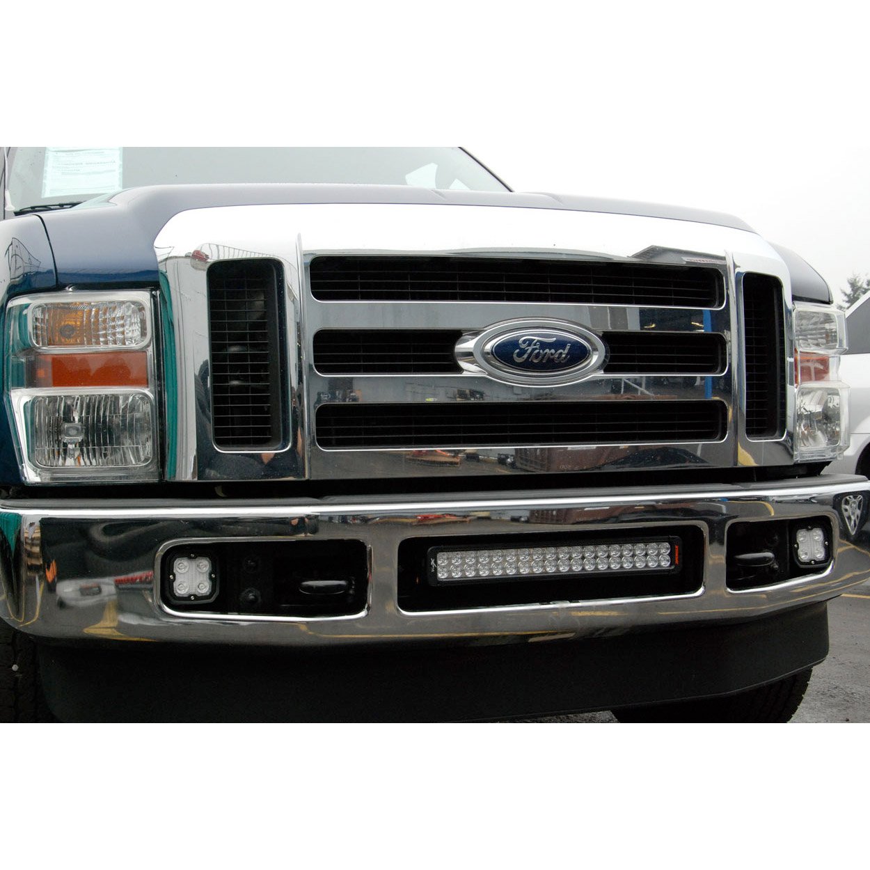 Ford Superduty Bumper Mount for LED Light Bar. 2008-2010 XIL