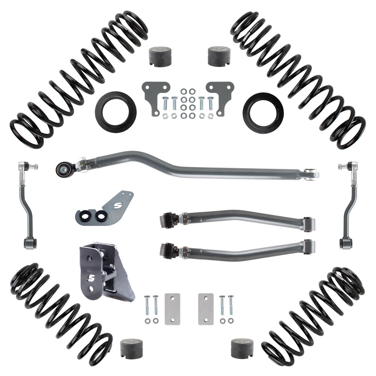 Synergy Jeep JL / JLU 2 Inch Lift Stage 1 Suspension System POLY