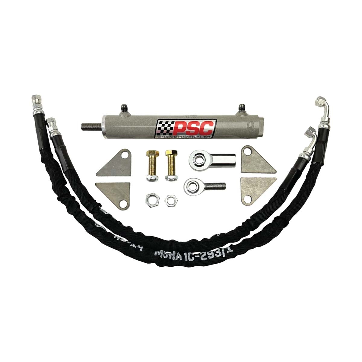 Cylinder Assist Kit Bolt On OE Axle 2.0 Tie Rod 12-18 Wrangler JK 3.6L PSC Steering