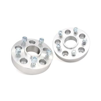 Rough Country 2 Inch Wheel Spacers, 5x5, for 2018+ Jeep Gladiator JT/Wrangler JL 4WD (Pair)