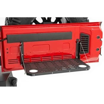 Rough Country Folding Tailgate Table for 2007-2018 Wrangler JK / 2021+ Ford Bronco