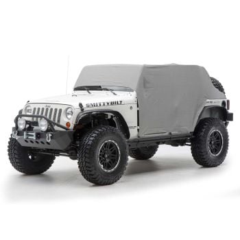 Smittybilt JKU 4DR Cab Cover with Door Flaps - Gray for 2007-2018 Jeep JKU