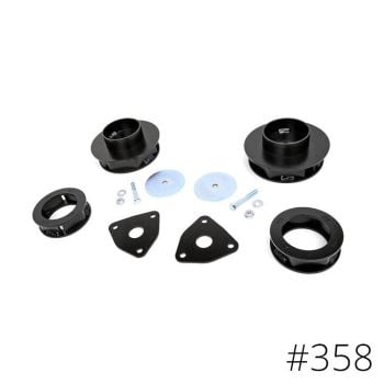 Rough Country 2.5-inch Suspension Leveling Lift Kit for Dodge 12-15 Ram 1500 4WD