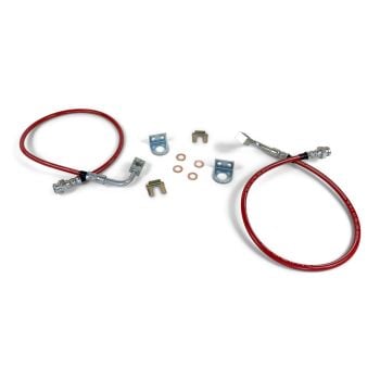 Clayton Off Road Jeep Wrangler Front & Rear Brake Lines for 2007-2018 JK / Grand Cherokee Front 1999-2004 WJ