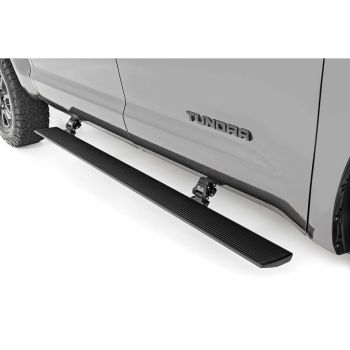 Rough Country Lighted Power Running Boards for 2007-2021 Toyota Tundra CrewMax / Double Cab