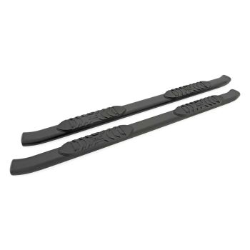 Rough Country Oval Nerf Steps, Black for 2020+ Jeep Gladiator JT