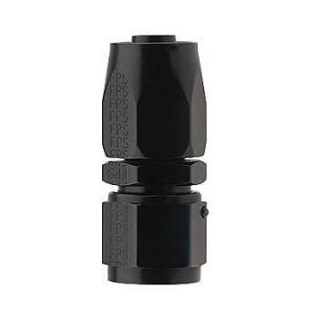 Fragola #6 Straight Pro-Flow Hose End Black