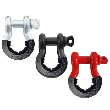 Smittybilt D-Ring with Isolators - 3/4 Inch - 4.5 Ton Rating