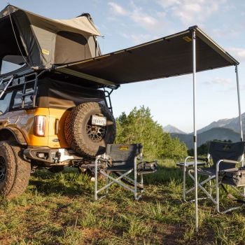 Smittybilt Gen2 4.5′ x 8′ Rear or Side Awning - Gray