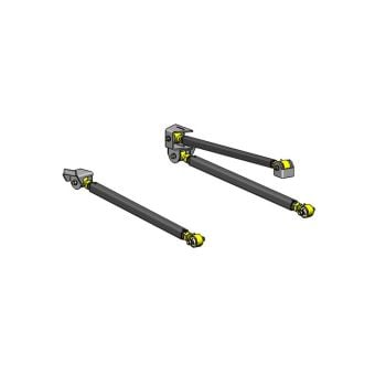 Clayton Off Road Jeep Wrangler Pro Series 3 Link Front Upgrade Kit for 1997-2006 TJ