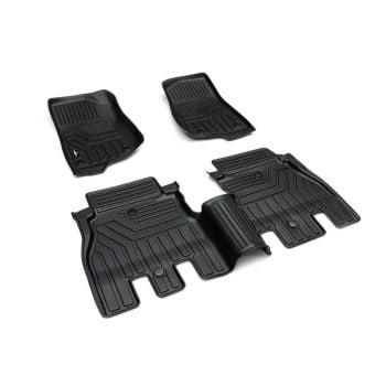 TeraFlex 4-Door Jeep JLU All-Weather Floor Liner Kit - Front & Rear