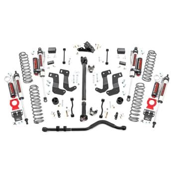 Rough Country 3.5in 18-21 Jeep Wrangler JL 2 Door Suspension Lift Kit, Stage 2, Coils & Control Arm Drop