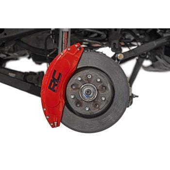Rough Country Caliper Cover, Red, for 2018+ Jeep Wrangler JL / 2020+ Gladiator JT