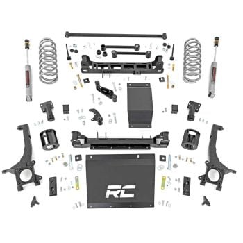 Rough Country 6 Inch Lift Kit, Premium N3 Shocks, for 2015-2020 Toyota 4Runner 2WD/4WD