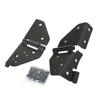 Smittybilt Windshield Hinge Kit - Black for 1976-1995 Jeep CJ / YJ