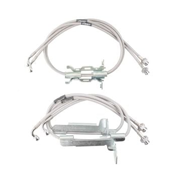 Synergy Jeep JL / JLU Stainless Braided Brake Line Kit