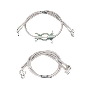 Synergy Jeep JT Stainless Braided Brake Line Kits