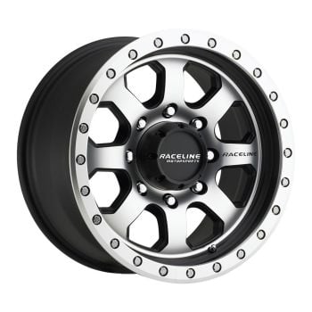 Raceline Wheels 929M-SL 17 x 9 Avenger Simulated Beadlocks