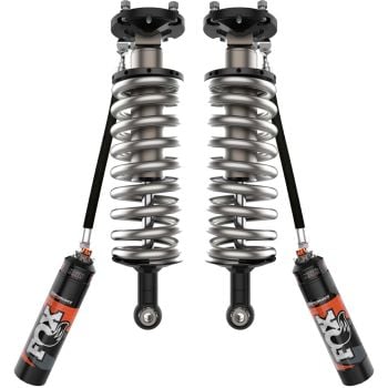 Fox 2.5 Performance Elite Series Front Coil-Over Remote Reservoir Adjustable Shocks with DSC, 0-2.5