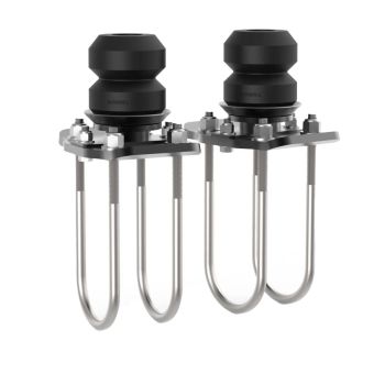 Timbren Active Off-Road Bumpstops w/ U-Bolt Flip Kit for 2015+ Chevrolet/GMC Colorado/Canyon - Rear Kit