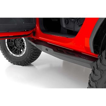 Rough Country Heavy Duty Rock Sliders for 2021-2023 Ford Bronco 2 Door 4WD