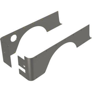 Artec Jeep LJ Rear Corner Armor (Aluminum)