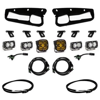 Baja Designs 2021+ Ford Bronco SAE Amber Fog Pocket Kit w/ Upfitter