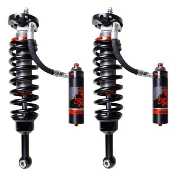 Fox 2.5 Factory Race Series Front Internal Bypass Coilover Shocks with DSC Adjusters for 2005-2023 Toyota Tacoma, 2-3