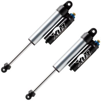 Fox 2.5 Factory Race Series Piggyback Reservoir Rear Shocks with DSC for 1994-2013 Dodge Ram 2500 / 3500