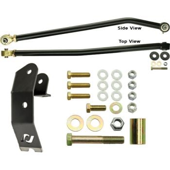 Currie Tj/LJ Johnny Joint Rear Trac Bar W/ Currie Housing Bracket Kit