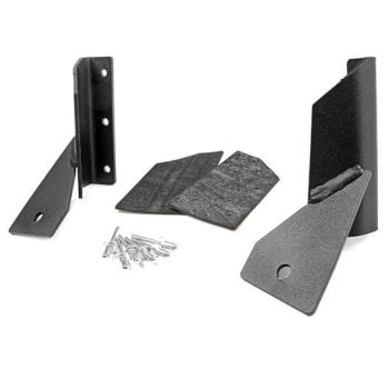 Rough Country Jeep XJ / MJ Lower Windshield LED Light Mounts (Jeep Cherokee XJ / Comanche MJ)