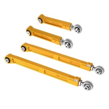 ICON Rear Billet Link Kit for 2022-2024 Toyota Tundra / 2023-2024 Toyota Sequoia / 2024+ Toyota Tacoma / Toyota Land Cruiser 250 Series / Lexus GX550, Gold Anodizing