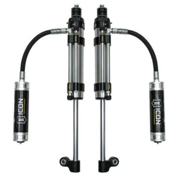 ICON 2.5 RXT Rear OMEGA Remote Reservoir Shocks for 2005+ Toyota Tacoma, Pair