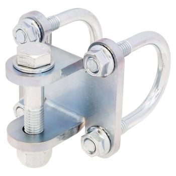 RockJock Steering Stabilizer U-Bolt Style Bracket Kit, Tube Tie Rod