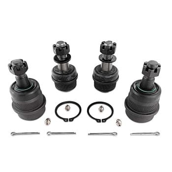 Apex Chassis Heavy Duty Ball Joint Kit for 2007-2018  Jeep Wrangler JK  / 1999-2004 Jeep Grand Cherokee WJ (2 Upper / 2 Lower)