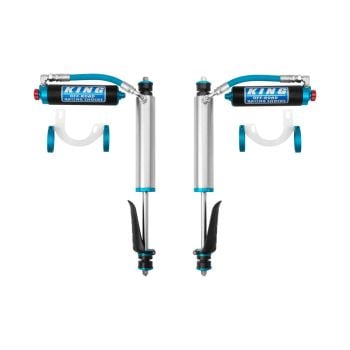 King 2.5 Front Remote Reservoir Shocks for Land Cruiser 76, 78, 79 (Pair)