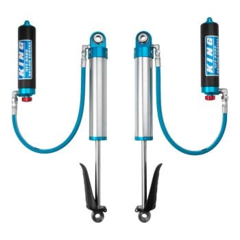 King 2.5 Rear Remote Reservoir Shocks for Land Cruiser 76, 78, 79 (Pair)