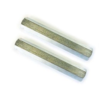 Kryptonite Solid Steel Tie Rod Sleeves Zinc Plated 2001-2010 Chevrolet/GMC 2500HD/3500HD