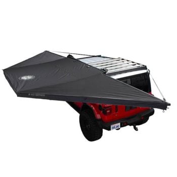 Overland Vehicle Systems XD Nomadic 180 - Awning, Universal, Black Body, Black Trim W/Black Travel Bag