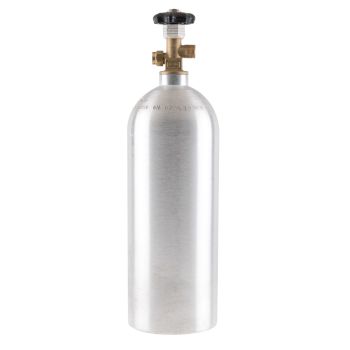 Poly Performance 5 lbs. CO2 Cylinder w/ Valve For CO2 Kit (Aluminum)