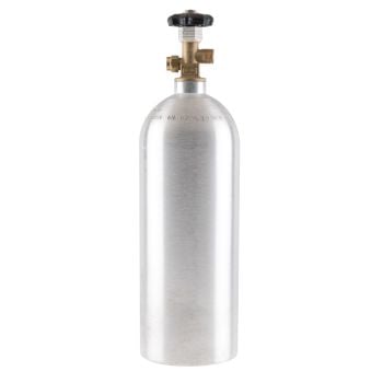 Poly Performance 5 lbs. CO2 Cylinder w/ Valve For CO2 Kit (Aluminum)