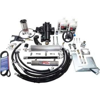 PSC Cylinder Assist Steering Kit for 2007-2011 Jeep JK / JKU Wrangler, 3.8L with OE Axle