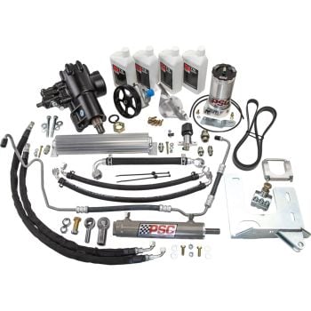 PSC Cylinder Assist Steering Kit for 2012-18 Jeep JK / JKU Wrangler, 3.6L with OE Axle
