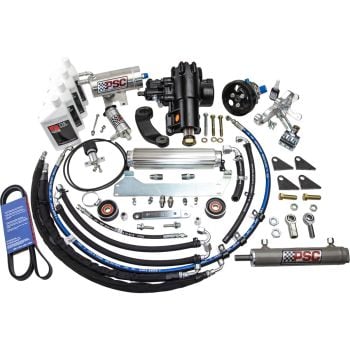 PSC Cylinder Assist Steering Kit for 2020+ Jeep JL / JLU Wrangler, 2.0L non-eTorque with Aftermarket Axle, 6.75
