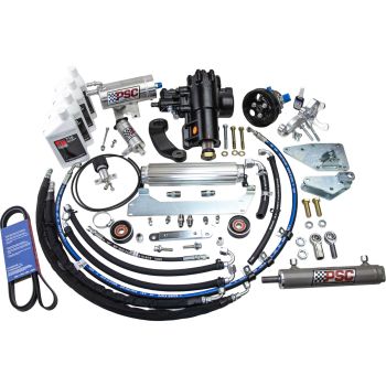 PSC Cylinder Assist Steering Kit for 2020+ Jeep JL / JLU Wrangler, 2.0L non-eTorque with OE Axle and OE Tierod