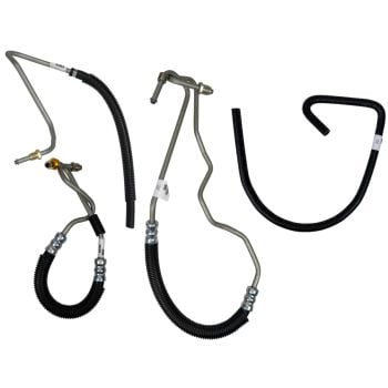 PSC Xtreme-Duty Power Steering Hoses for 2001–2010 GMC 2500/3500 HD 6.6L Duramax
