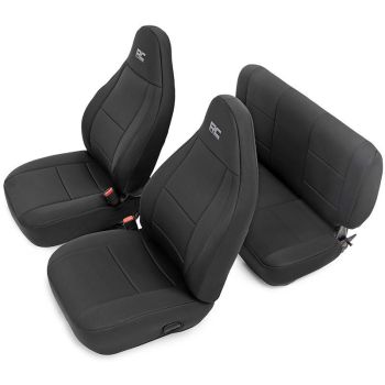 Rough Country Jeep TJ Neoprene Seat Cover Set