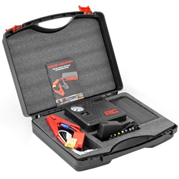 Rough Country Portable Jump Starter with Air Compressor