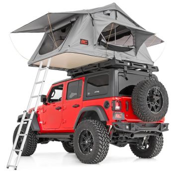 Rough Country Rack Mount Roof Top Tent (12 Volt Accessory & LED Light Kit)