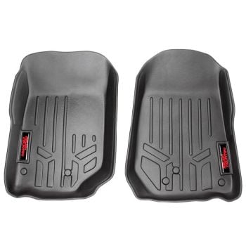 Rough Country 07-13 Jeep Wrangler JK Heavy Duty Floor Mats (Front)